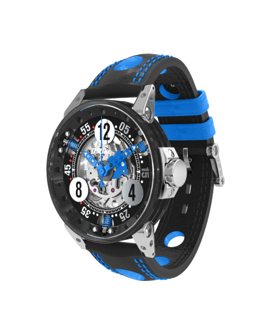 B.R.M V6-44-SA Medium Blue Skeleton