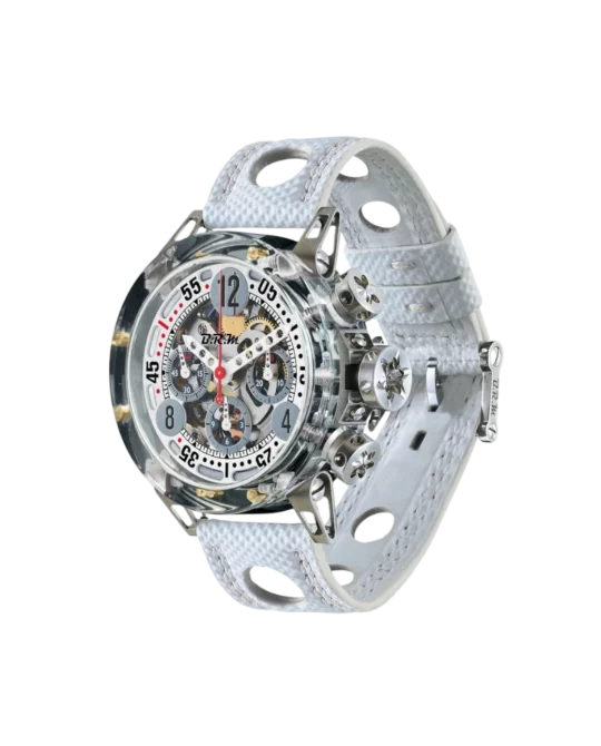 B.R.M MK-44 Polished White Dial